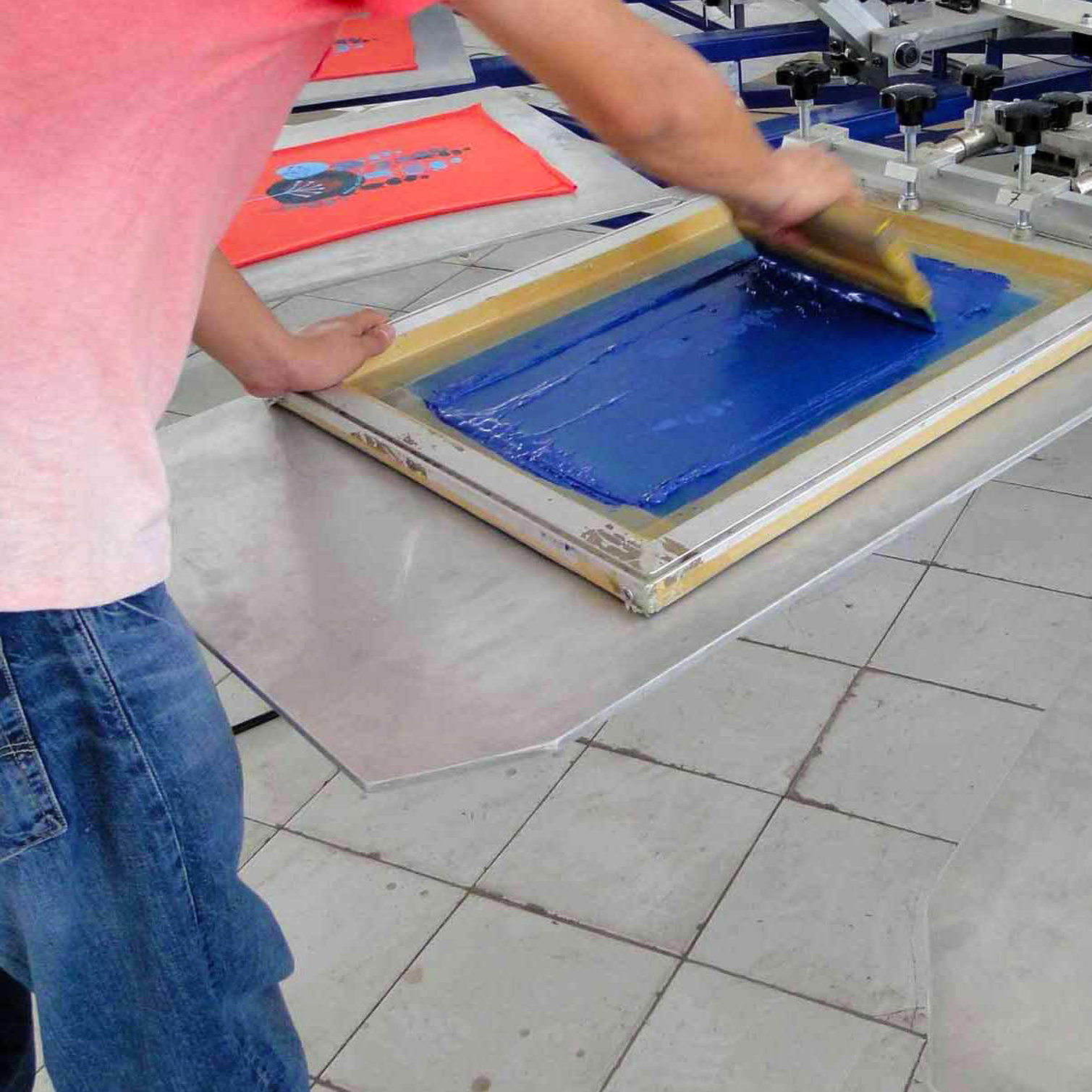 Screenprint maskine